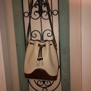 Vintage Dooney Drawstring Bucket Bag